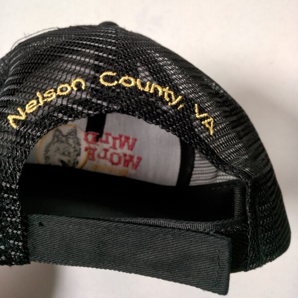 Wild Wolf Brewing Company Cap Hat Black Mesh Canvas Craft Beer Virginia Brewery - Picture 10 of 15